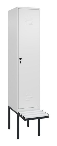 C+P Umkleidespind Classic PLUS, 2120x400x815mm, 9016/9016, Drehriegel, 0800407-12 S10044