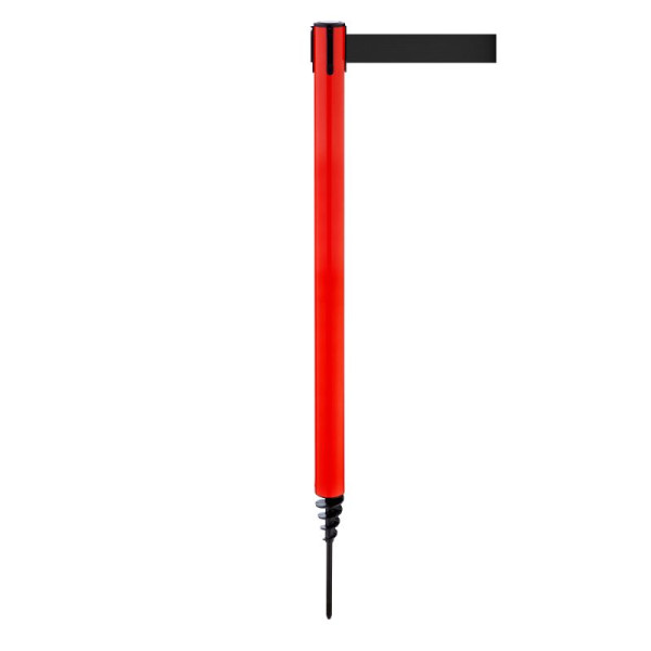 Stein HGS Personenleitsystem -P-Line Outside-, rot, schwarz, mit Gurtendstück (Standard), 37687-0301