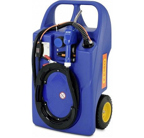 Cemo Trolley 60 l für AdBlue 12 V, AZV, Kabel, mit CENTRI SP 30, Zapfschlauch 2,9 m, 11128