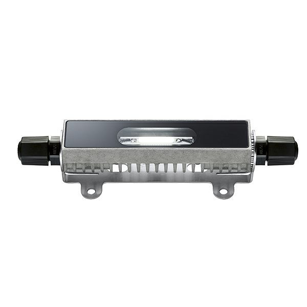 Waldmann Aufbauleuchte ONE LED MVAL 1 SD/ALU/GLAS/VER, Schnellverbinder, elektrisch verkettbare Leuchten, 112887017-00076030