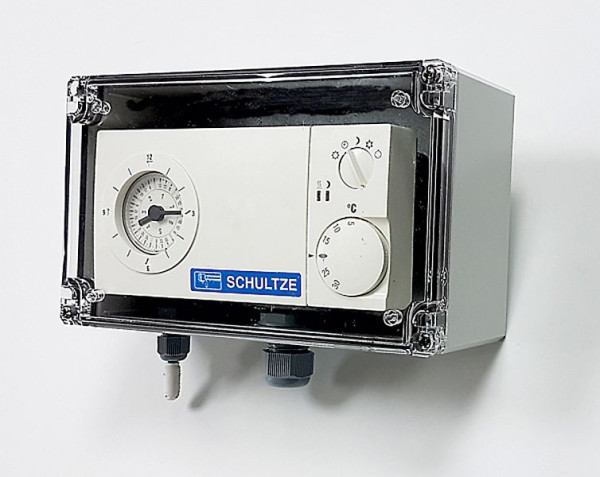 Schultze Easy 1-ECO, elektronischer Uhrenthermostat für Feuchträume - Schutzart IP67, 1-ECO