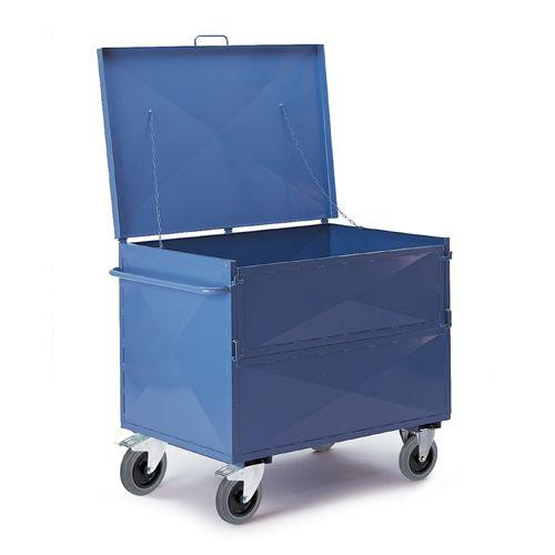 Rollcart Blechkastenwagen mit Deckel (1300x810), Tragkraft: 600 kg, 05-6210