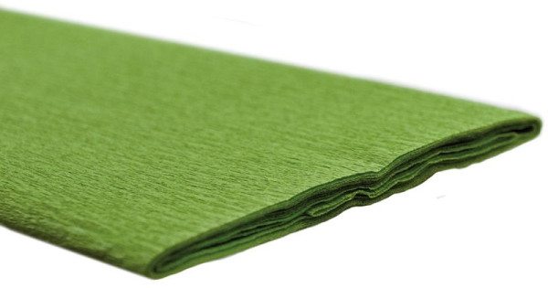 Werola Feinkrepppapier - 50 x 250 cm, gelbgrün, VE: 2,5 m, 12061140