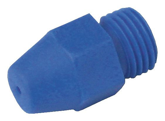 ELMAG Standarddüse Kunststoff blau Ø 1,5 mm, AG M12x1,25 für Ausblaspistolen, 32531
