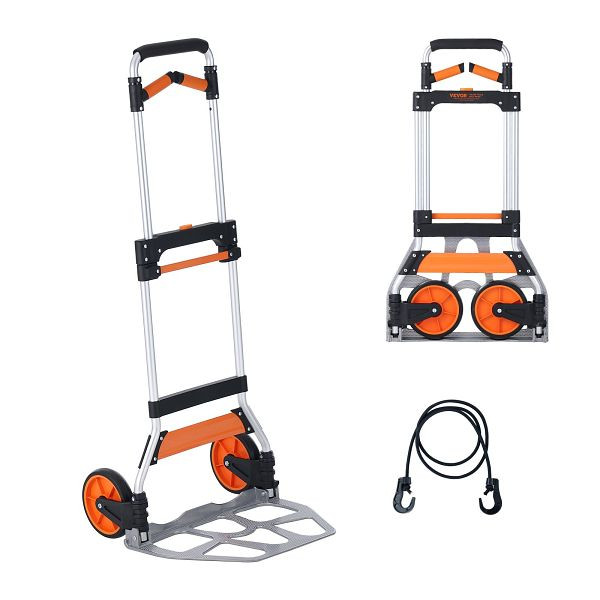 VEVOR Sackkarre Klappbar 140kg Transportkarre aus Aluminiumlegierung und Kunststoff, KZDSTHC500B01UEHNV0