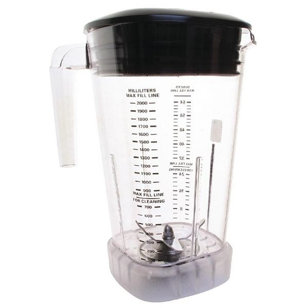 Waring MX stapelbare Kanne mit Deckel 2L, für Mixer CB135, CB136, CB137, GH480, Copolyester, DM876