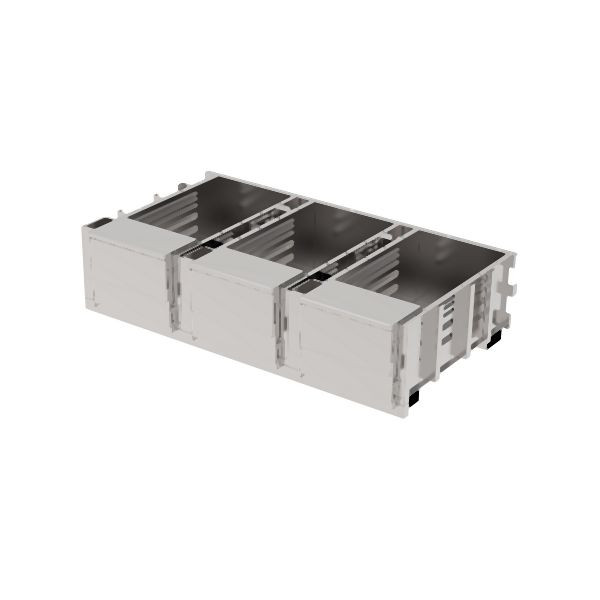 Rieber varithek® EST 3x1/1 - ohne Abdeckung, Edelstahl, 91050223