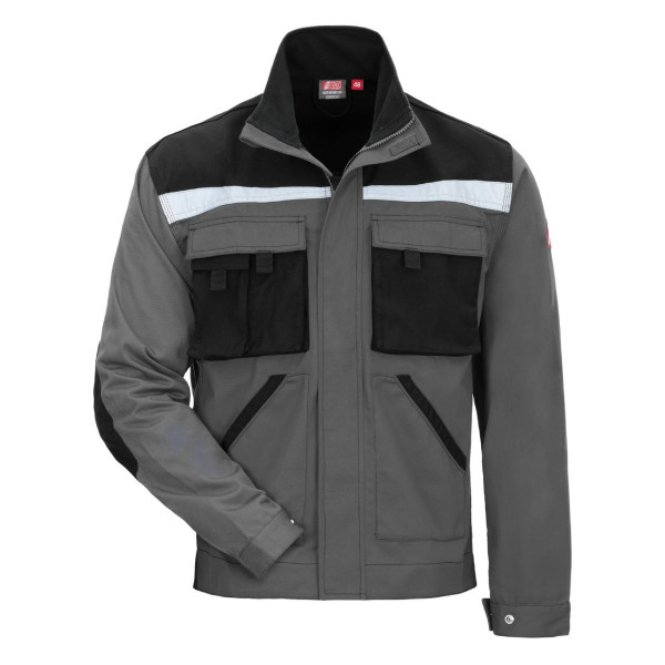 NITRAS MOTION TEX PLUS, Arbeitsjacke, Größe: 46, Farbe: grau, VE: 10 Stück, 7652-46