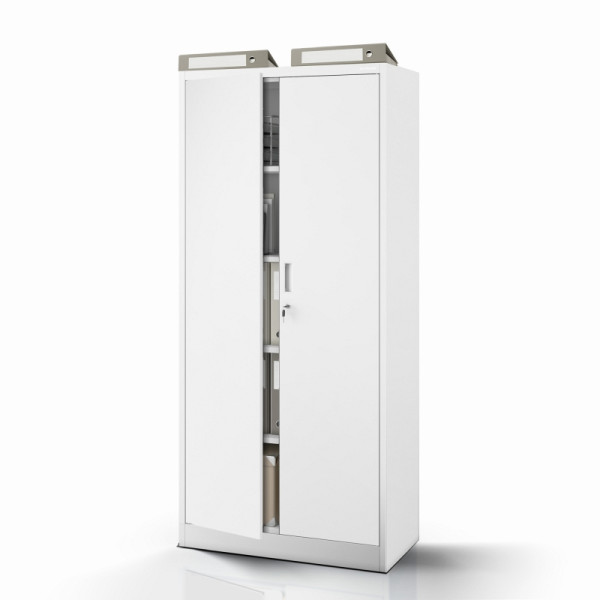 Jan Nowak Metallschrank JAN Compact 1750 x 800 x 400 mm, grau, 1903