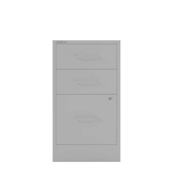 Bisley Home Filer, 2 Universal-, 1 HR-Schublade, Stahlgriff, 355 silber, PFA3SH355