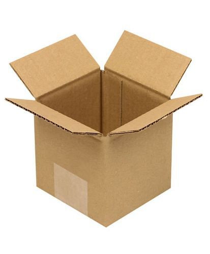 TransPak Wellpapp-Faltkarton 1-wellig, Innenmaß 100 x 100 x 100 mm, Qualität 1.10B, VE: 50 Stück, 299201