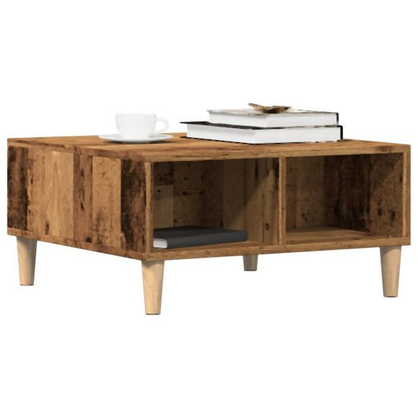 vidaXL Couchtisch Altholz-Optik 60x60x30 cm Holzwerkstoff, 856440