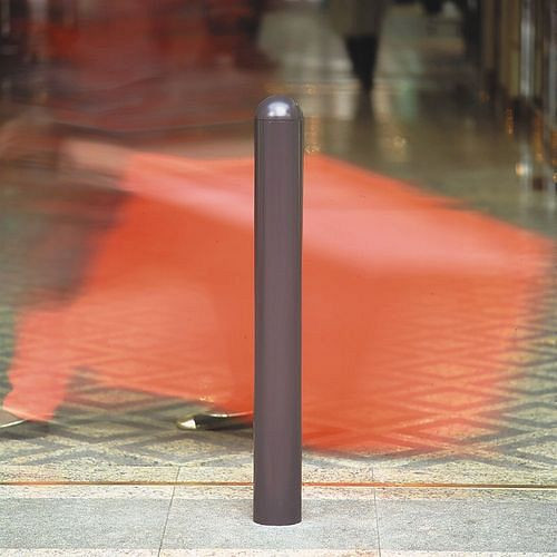 DENIOS City-Poller feststehend, feuerverzinkt lackiert, zum Einbetonieren, ∅: 76 mm, Höhe Überflur 950 mm, 310862