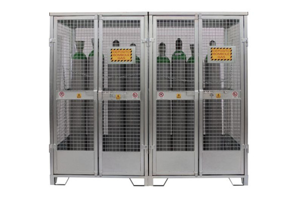 Sall Lagerkäfige für Gaszylinder PBO Sall Gasflaschenkäfig Stahl, 155 x 121 x 245 cm, PBO15CBZ
