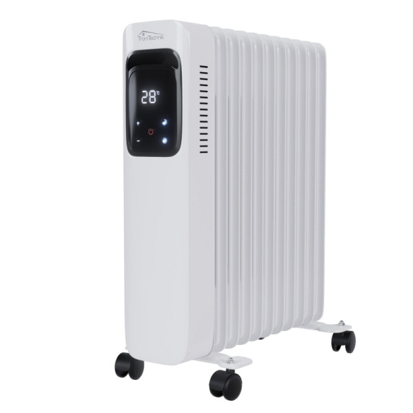 TroniTechnik Ölradiator Elektroheizung TT-OR 311 in Weiß mit 11 Rippen und 1 2500 Watt, drei Heizstufen (1000W, 1500W, 2500W), 6309