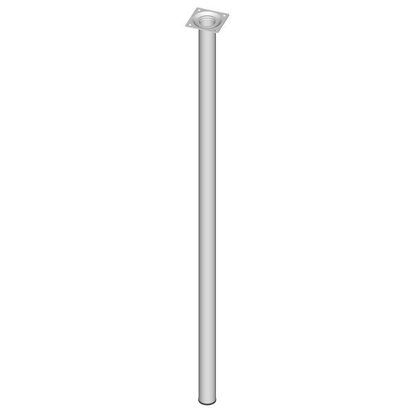 Element System STAHLROHRFUSS, LOSE, Ø30, M10, 800 mm, WEISS, VE: 4 STÜCK, 11100-00089