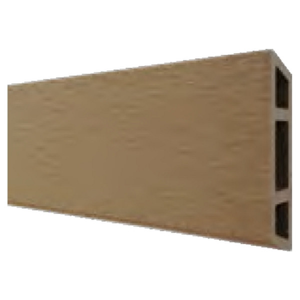 T&J HANÖ-Serie KARAMEL, BPC-Rhombus-Steckzaun-Set, 7 Lamellen 20 x 75/68 x 1793 mm, 44742