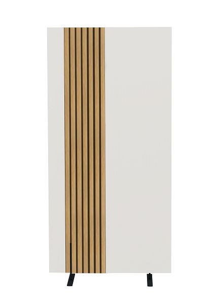 Kerkmann Oxford Trennwand groß, weiß/Eiche hell, 45003053