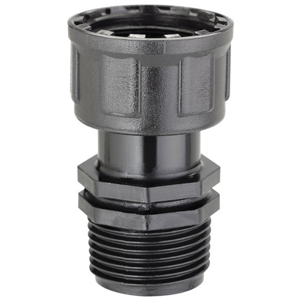 Claber Adapter mit Überwurfmutter 1" für unterirdische Bewässerung, VE: 10 Stück, CL908030000