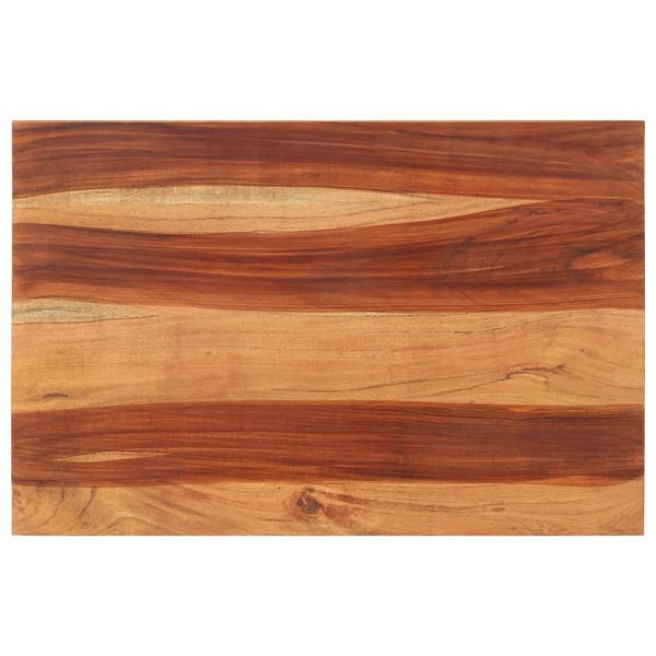 vidaXL Tischplatte Massivholz Palisander 25-27 mm 60×90 cm, 285991