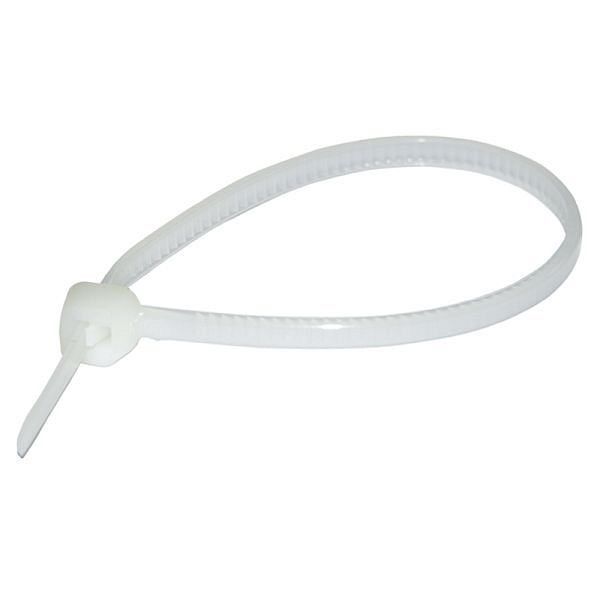 Haupa Kabelbinder natur PA 6.6. 100x2,5 mm, VE: 100 Stück, 262100