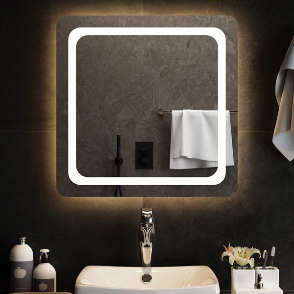 vidaXL LED-Badspiegel 60x60 cm, 151778, 8720286877029