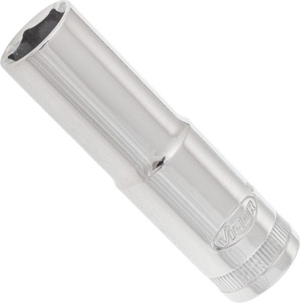 VIGOR Steckschlüsseleinsatz, lang, Vierkant hohl 12,5 mm (1/2 Zoll), Außen-Sechskant Profil, 14 mm, V2585N