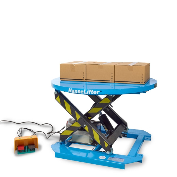 HanseLifter Stationärer Hubtisch, drehbar 1.000 kg, Hubbereich 300 - 710 mm, 230 V, GE0081983