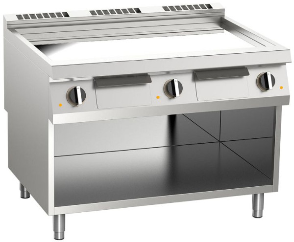 KBS Elektro-Grillplatte glatt 22,5kW 3 Heizzone offener Unterbau, 10512430