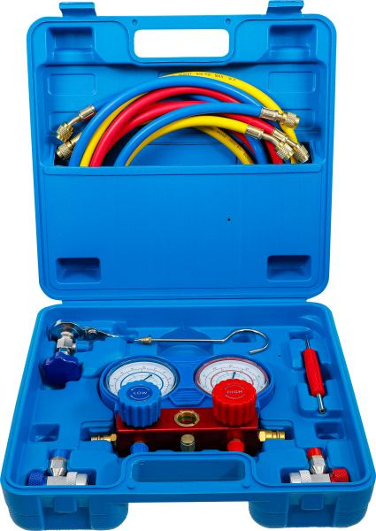 BGS Druckuhr-Armatur für Klimaanlagenprüfung, 8425