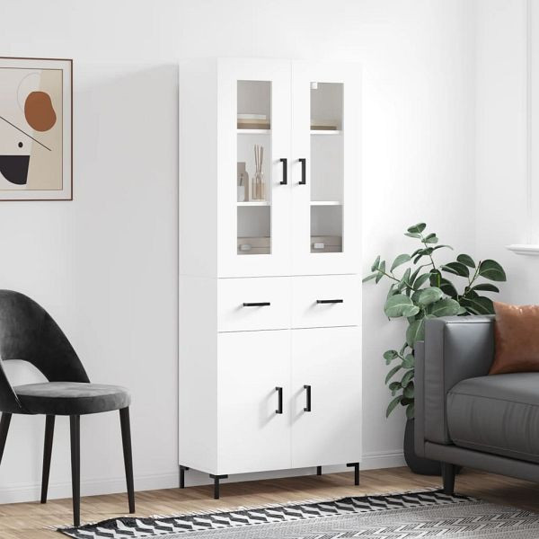 vidaXL Highboard Weiß 69,5x34x180 cm Holzwerkstoff, 3198529