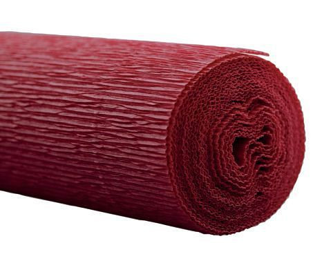 Werola Floristen Krepppapier - 50 x 250 cm, bordeaux, VE: 2,5 m, 794048035