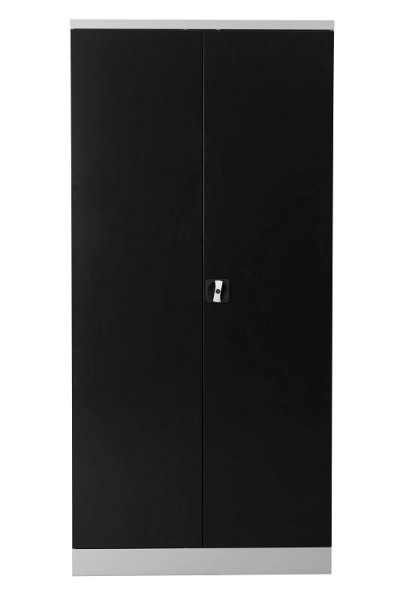 Gürkan Universalschrank, 42 x 92 x 195 cm, Lichtgrau, Anthrazit, UNC.19/N, 110052