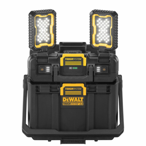 DeWalt ToughSystem 2.0 Werkzeugbox mit integrierten LED-Arbeitsleuchten, DWST08061-1