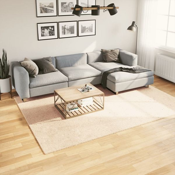 vidaXL Teppich HUARTE Kurzflor Weich und Waschbar Beige 200x280 cm, 375024