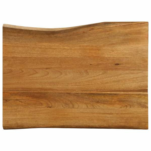 vidaXL Tischplatte mit Baumkante 90x60x2,5 cm Massivholz Mango, 370765