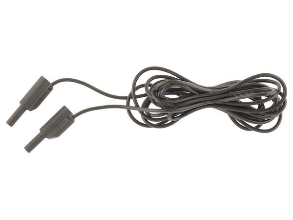 Metrel Prüfleitung schwarz, 4 m, Verlängerungsleitung für Erdungs- und Durchgangsmessung, A 1154, 20991116