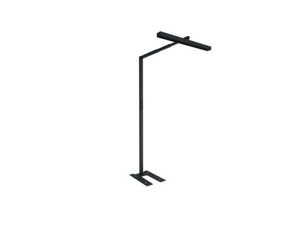 Hammerbacher Intelligente LED Stehleuchte Design, Graphit, B=85,2 cm, H=201,1 cm, T=62 cm, VELLSD1/G