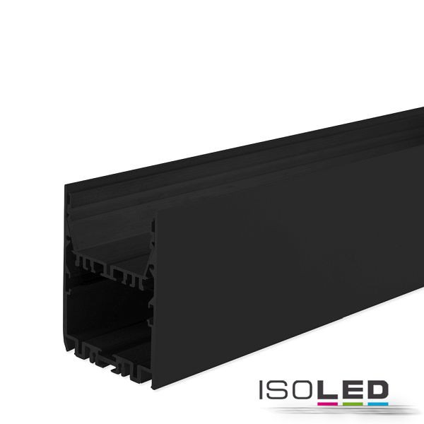 ISOLED LED Leuchtenprofil LAMP40 Up+Down Aluminium schwarz pulverbeschichtet, 114391