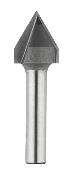 HiKOKI 6 mm V-Nutfräser 12.7x44.5x60, schmale Ziernuten, 754018