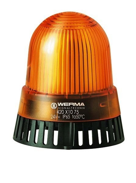 WERMA LED-Summer Bodenmontage Dauer/Puls 230VAC YE- gelb, 420.310.68