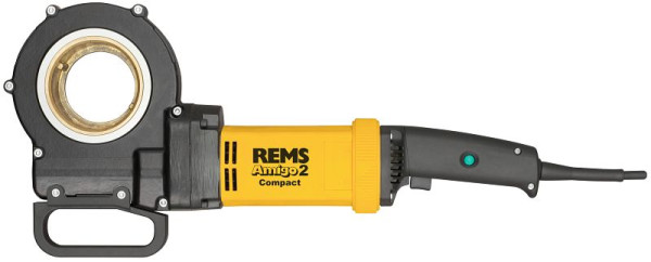 REMS Amigo 2 Compact Antriebsmaschine, elektrische Gewindeschneidkluppe für Schnellwechsel-Schneidköpfen, 540001 R220