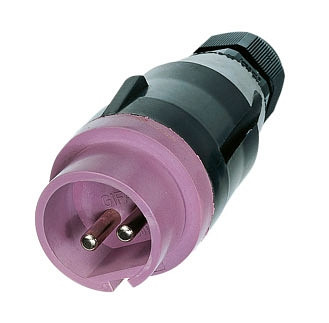 GIFAS Vollgummi CEE-Stecker, 24 V / 16 A, 239558, 4251401404010