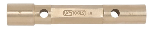 KS Tools BRONZEplus 6-kant-Steckschlüssel 12x14 mm doppelseitig, 963.8396