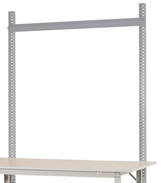 Manuflex Aufbauportal ohne Ausleger in Alusilber ähnlich RAL 9006, für PACKPOOL Standard mit Breite von 1750 mm, AS1641.9006