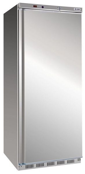 KBS Tiefkühlschrank KBS 602 TK CHR, mit Schloss und Außenseite dreiseitig Edelstahl, 347616
