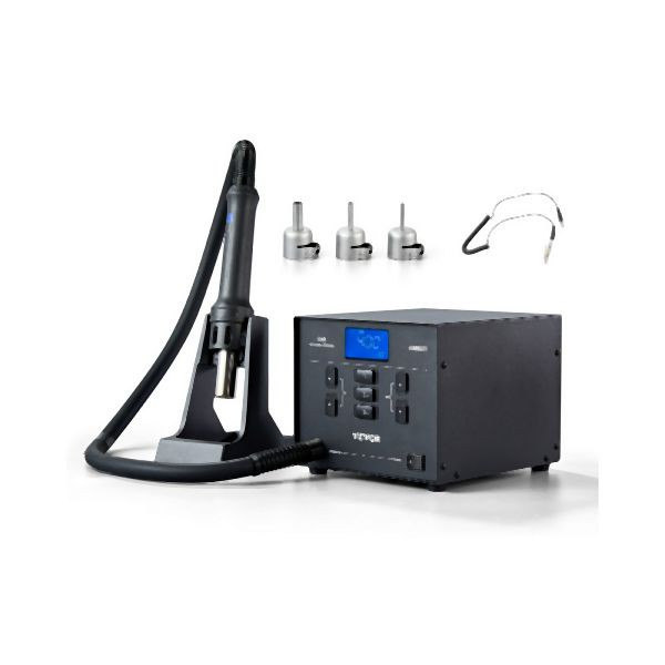 VEVOR Heißluft-Reworkstation 1000W LED SMD-Nacharbeitsstation 100-480℃, RFFXTTSJSSL1O9OO0V2