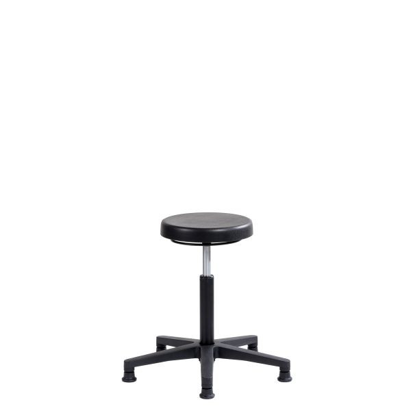 SOFAME Arbeitshocker ERGOLINE mit Gleiter, Sitzhöhe 40-54 cm, Polyamid-Fußkreuz, W050110012