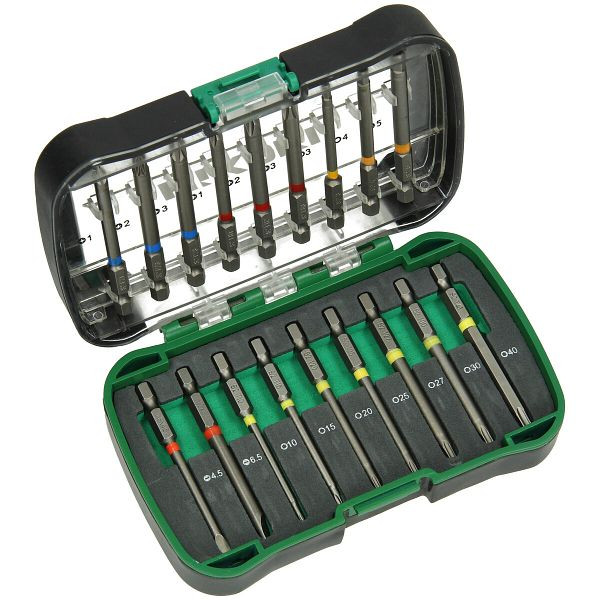HiKOKI Bit-Box 1/4", 18-teilig, 75mm, 750361, 8717574033359