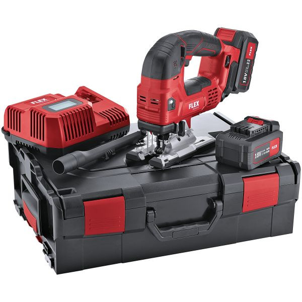FLEX Akku-Stichsäge 18,0 V JSB 18.0-EC/5.0 Set, 489786, 4030293220720